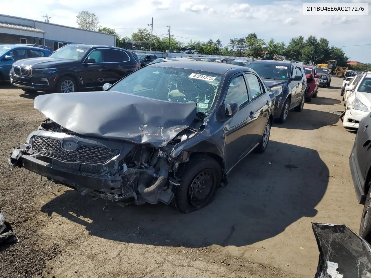 2010 Toyota Corolla Base VIN: 2T1BU4EE6AC217276 Lot: 62291275