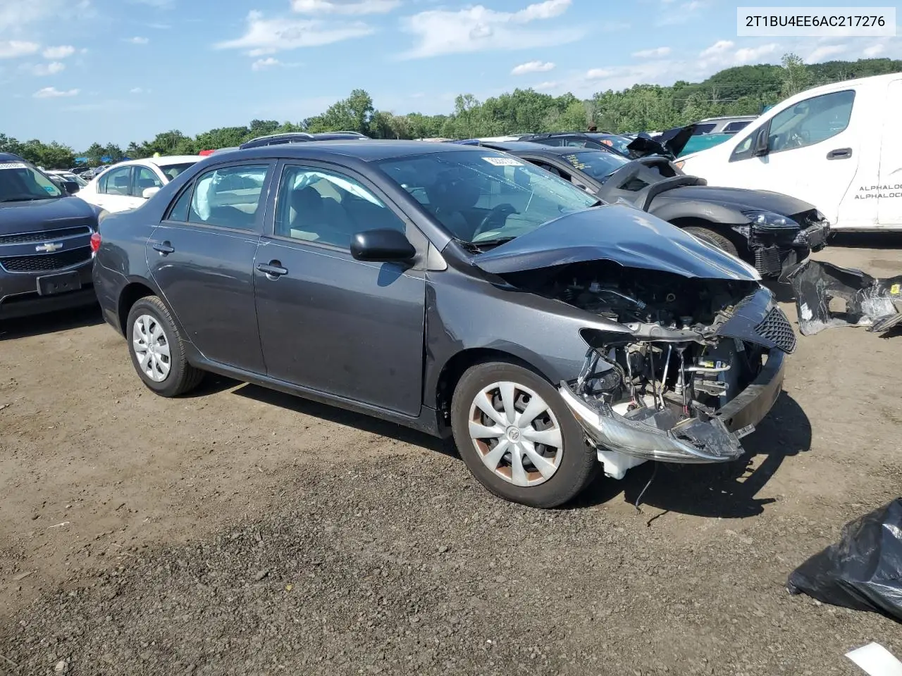 2010 Toyota Corolla Base VIN: 2T1BU4EE6AC217276 Lot: 62291275