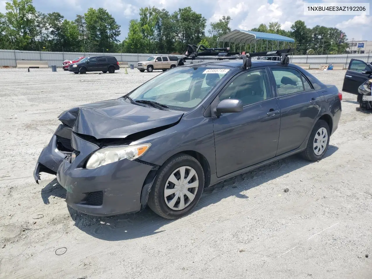 2010 Toyota Corolla Base VIN: 1NXBU4EE3AZ192206 Lot: 62355715