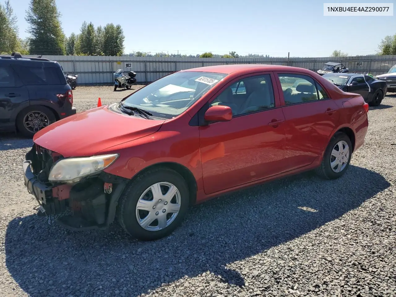2010 Toyota Corolla Base VIN: 1NXBU4EE4AZ290077 Lot: 62415705