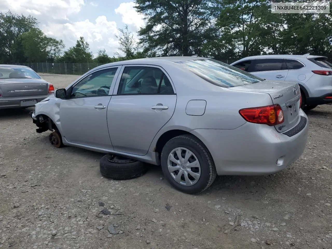 2010 Toyota Corolla Base VIN: 1NXBU4EE6AZ221309 Lot: 62571795