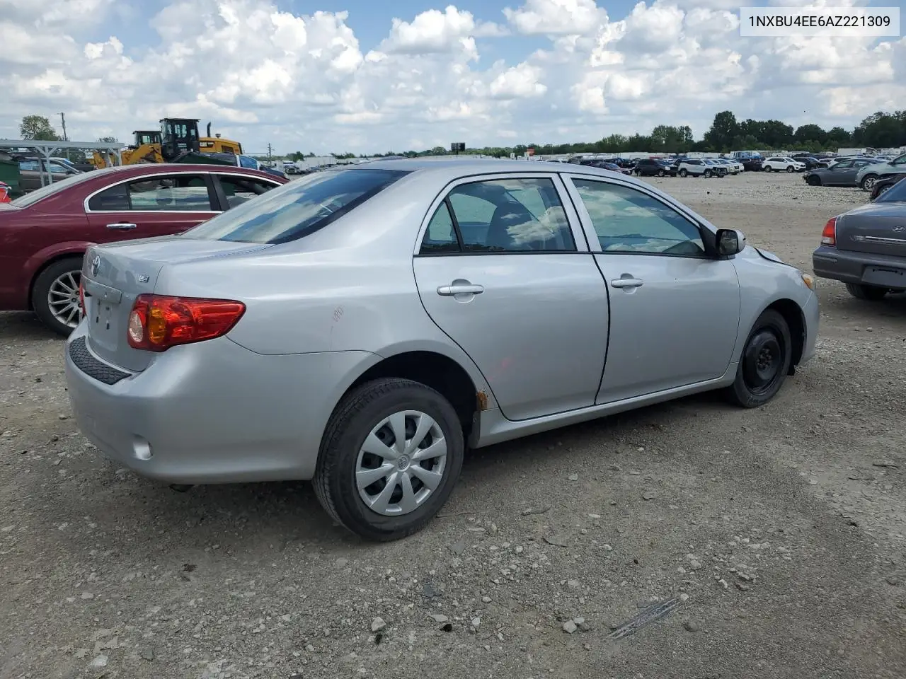 2010 Toyota Corolla Base VIN: 1NXBU4EE6AZ221309 Lot: 62571795