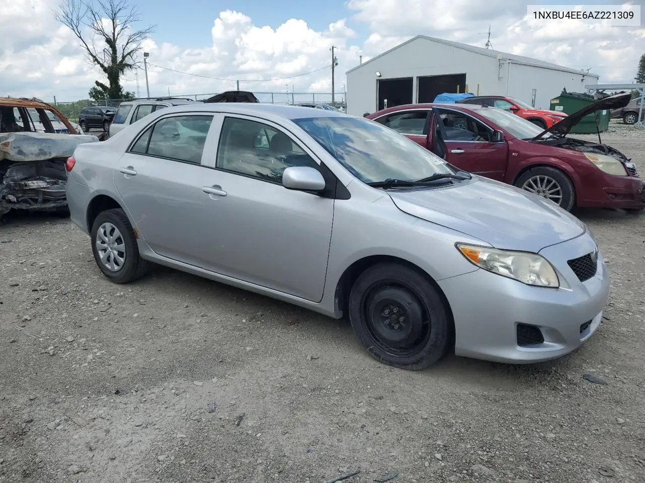 2010 Toyota Corolla Base VIN: 1NXBU4EE6AZ221309 Lot: 62571795