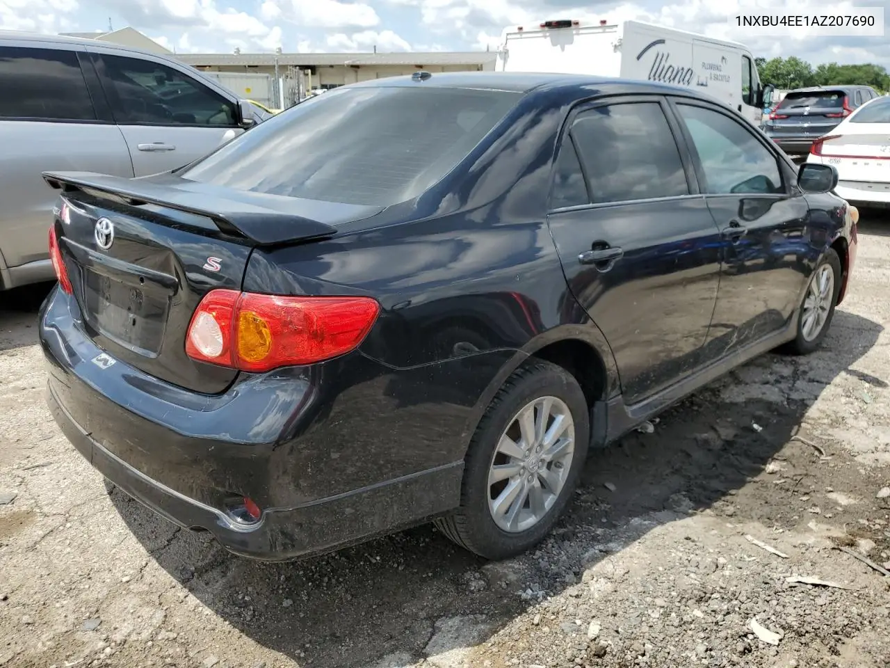 2010 Toyota Corolla Base VIN: 1NXBU4EE1AZ207690 Lot: 62593185