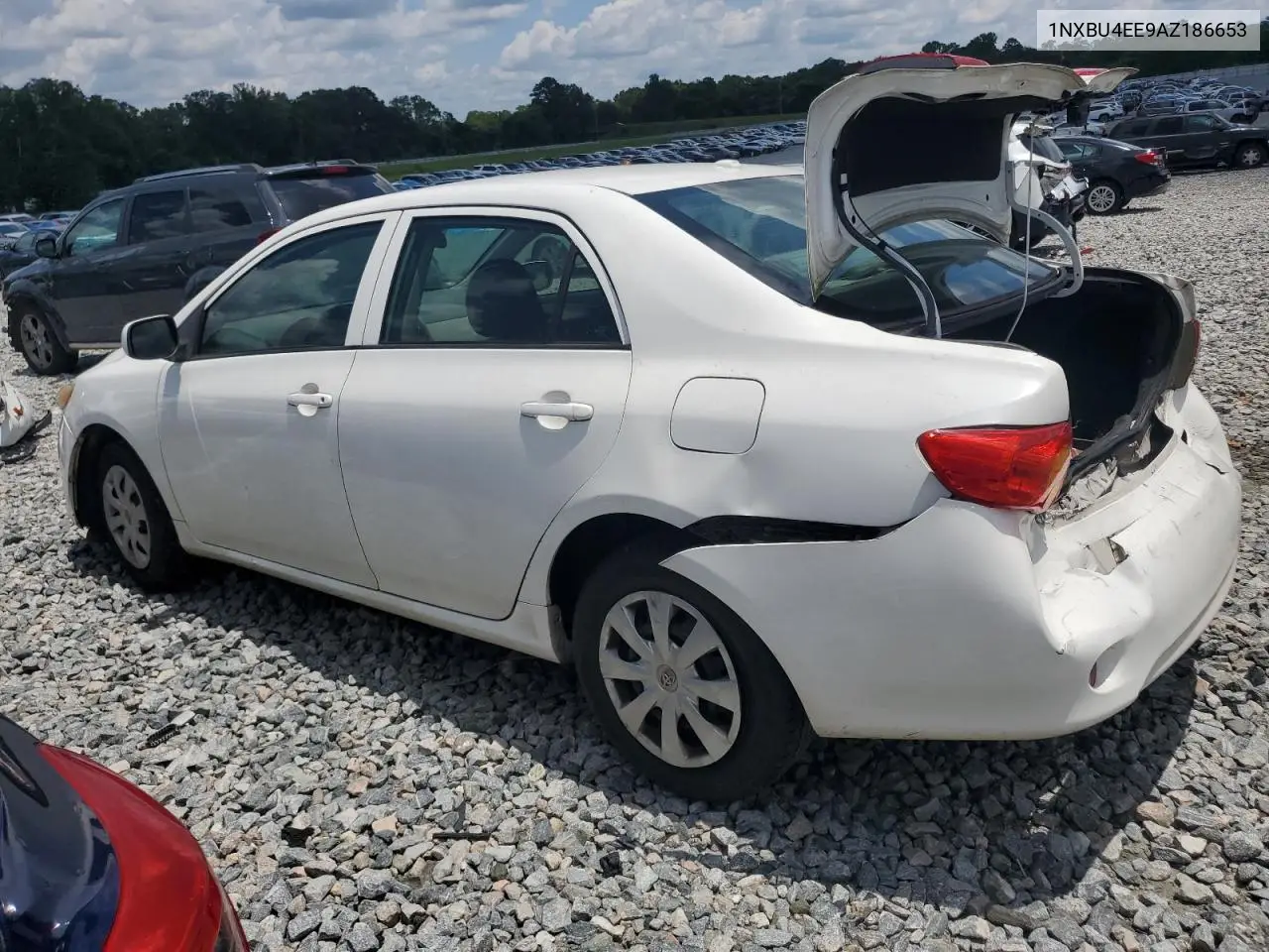 2010 Toyota Corolla Base VIN: 1NXBU4EE9AZ186653 Lot: 62839555