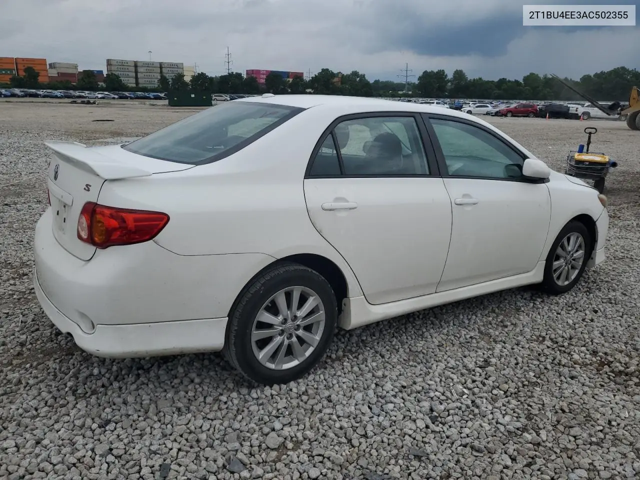 2010 Toyota Corolla Base VIN: 2T1BU4EE3AC502355 Lot: 62904095