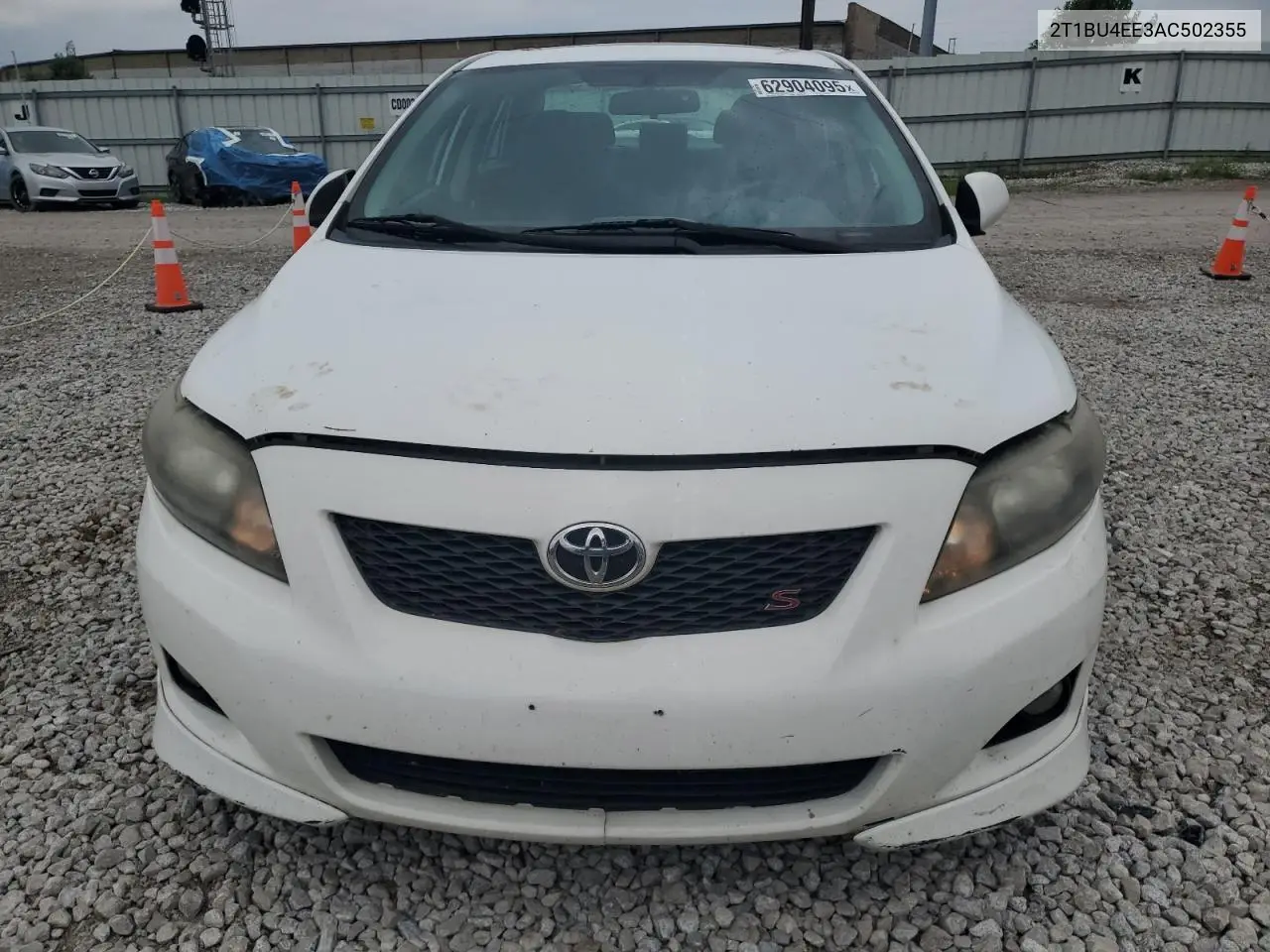 2010 Toyota Corolla Base VIN: 2T1BU4EE3AC502355 Lot: 62904095