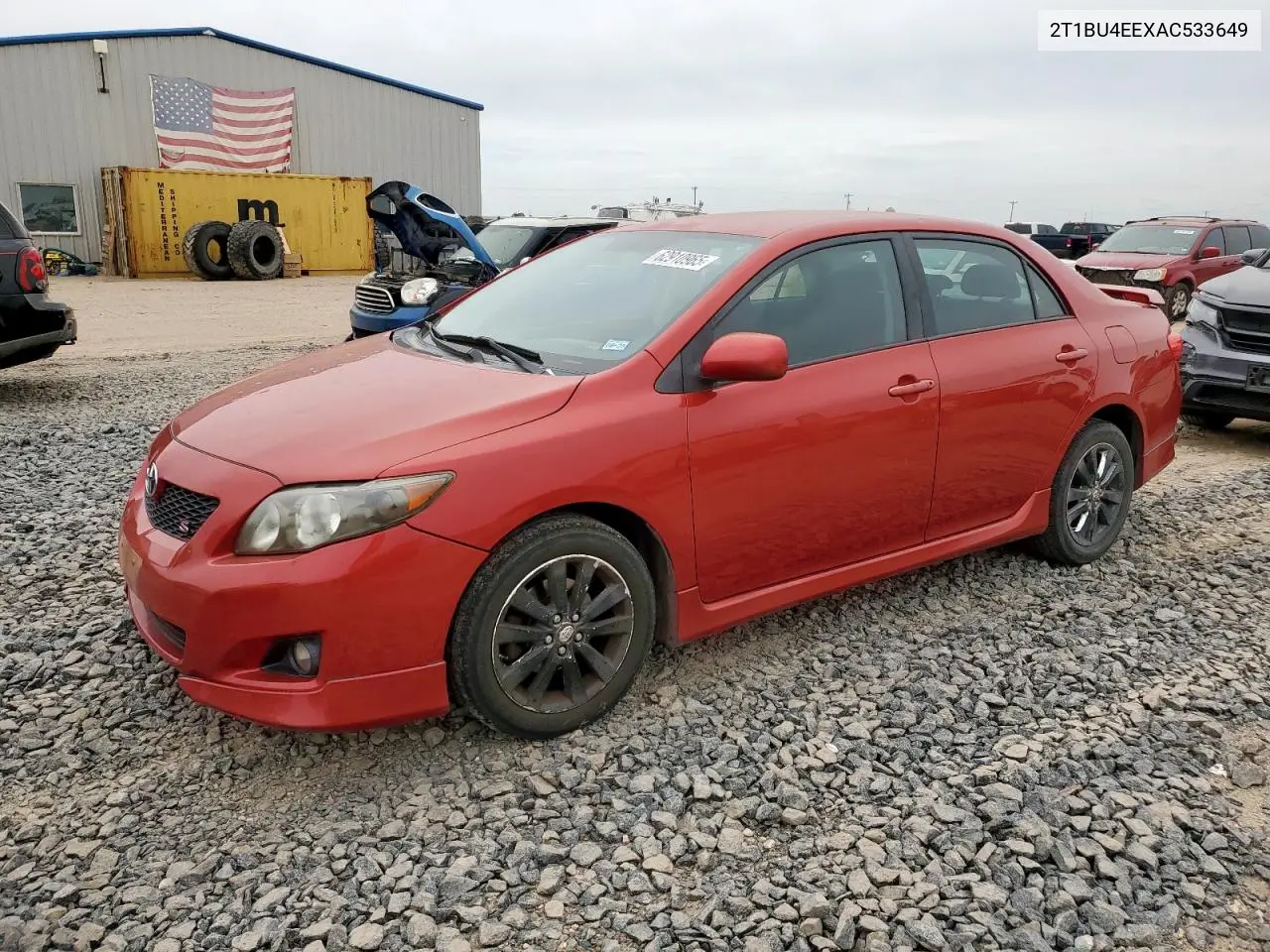 2010 Toyota Corolla Base VIN: 2T1BU4EEXAC533649 Lot: 62910965