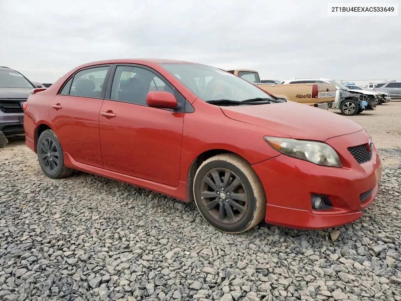 2010 Toyota Corolla Base VIN: 2T1BU4EEXAC533649 Lot: 62910965