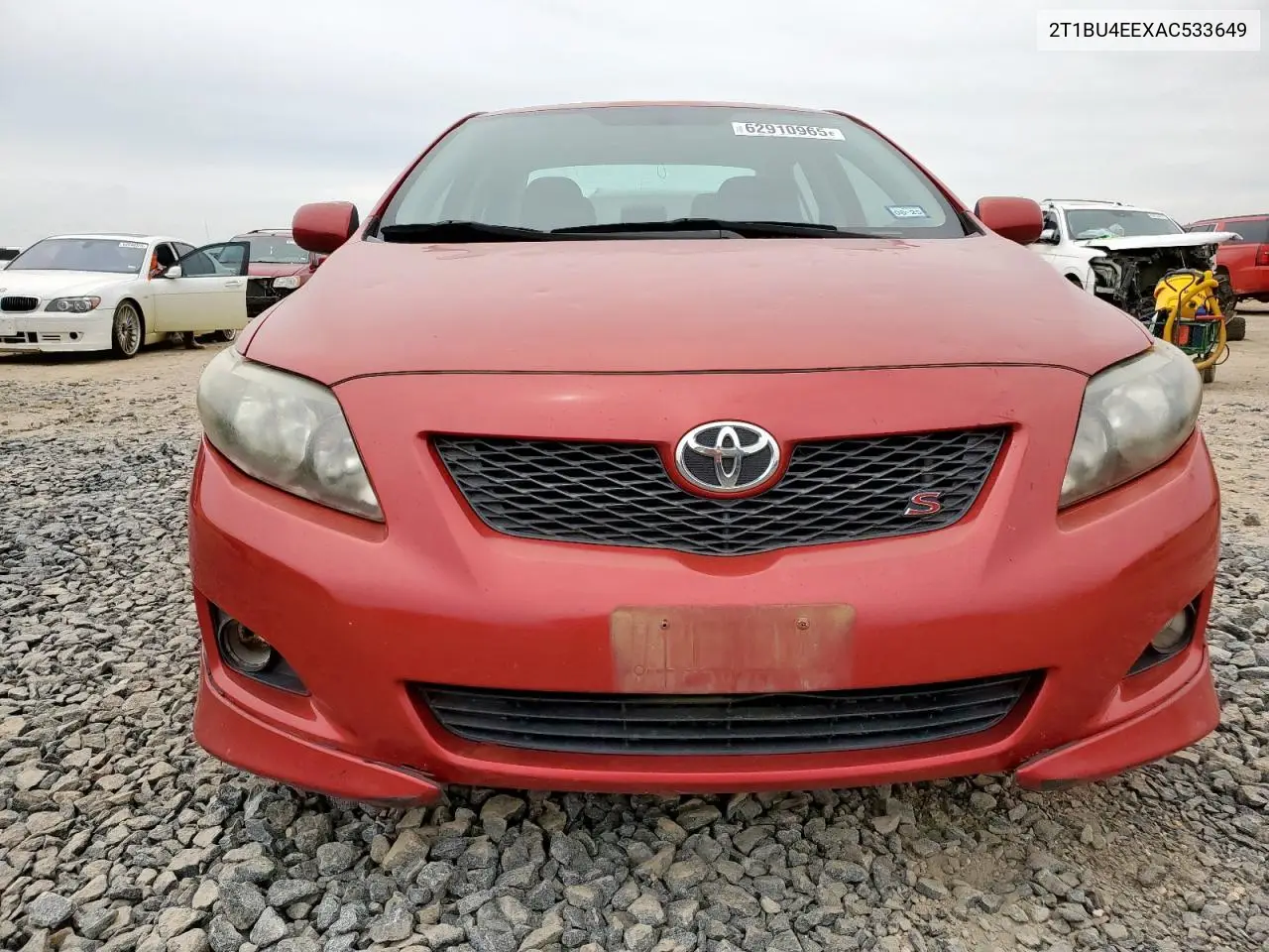 2010 Toyota Corolla Base VIN: 2T1BU4EEXAC533649 Lot: 62910965