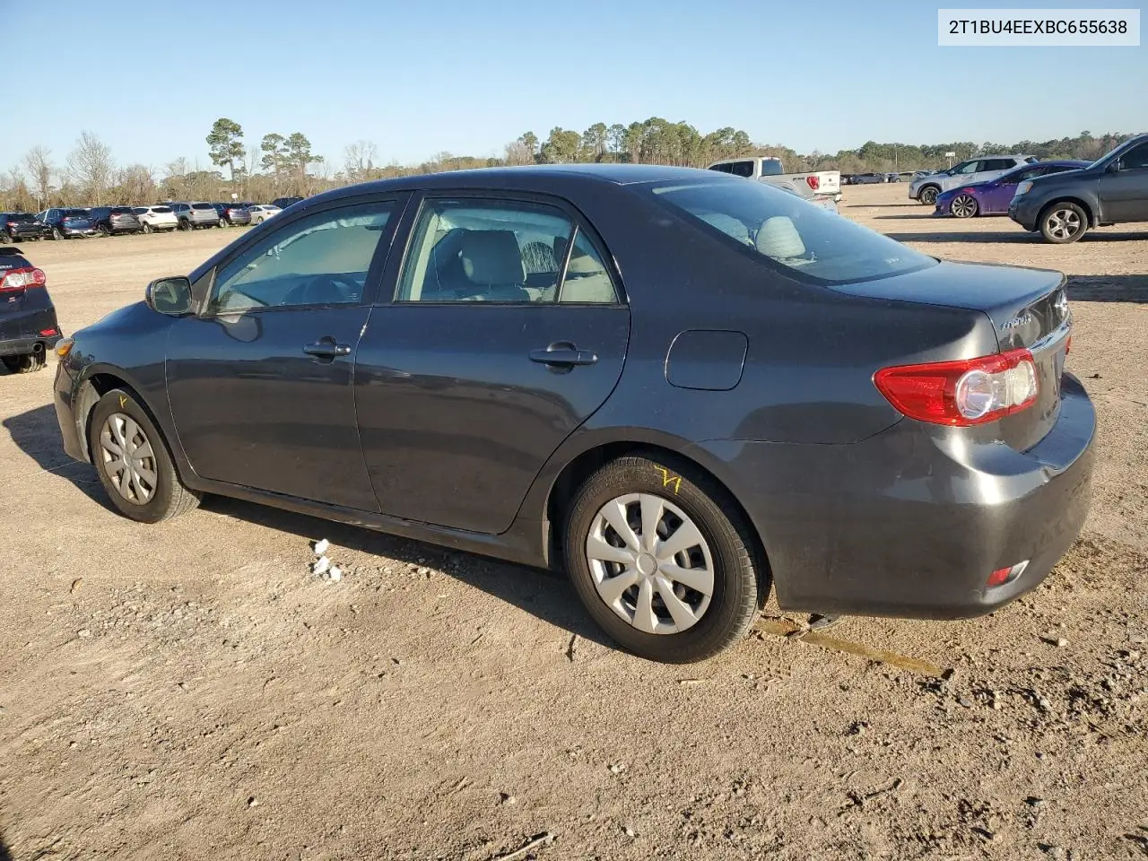 2011 Toyota Corolla Base VIN: 2T1BU4EEXBC655638 Lot: 48351195