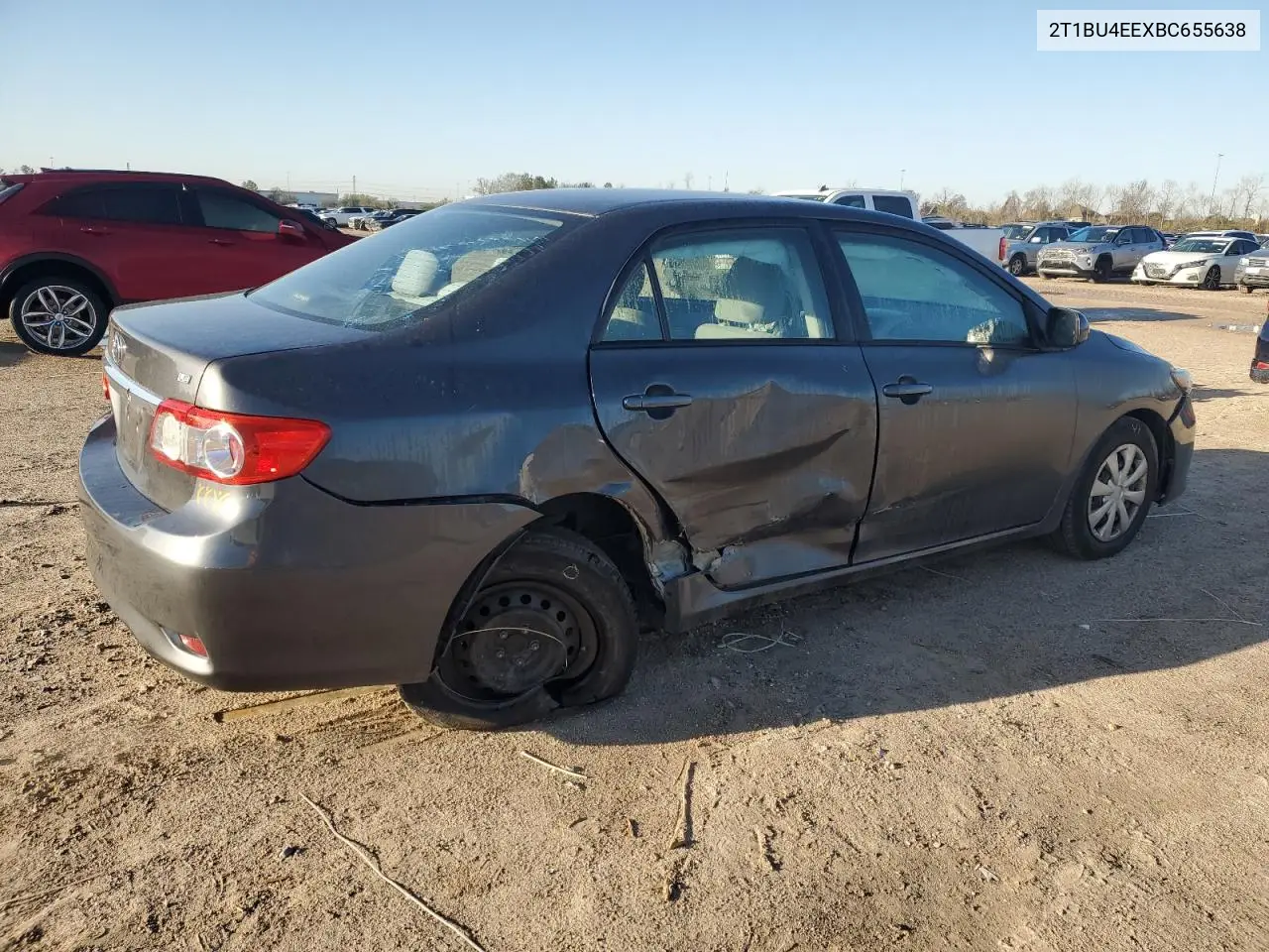 2011 Toyota Corolla Base VIN: 2T1BU4EEXBC655638 Lot: 48351195