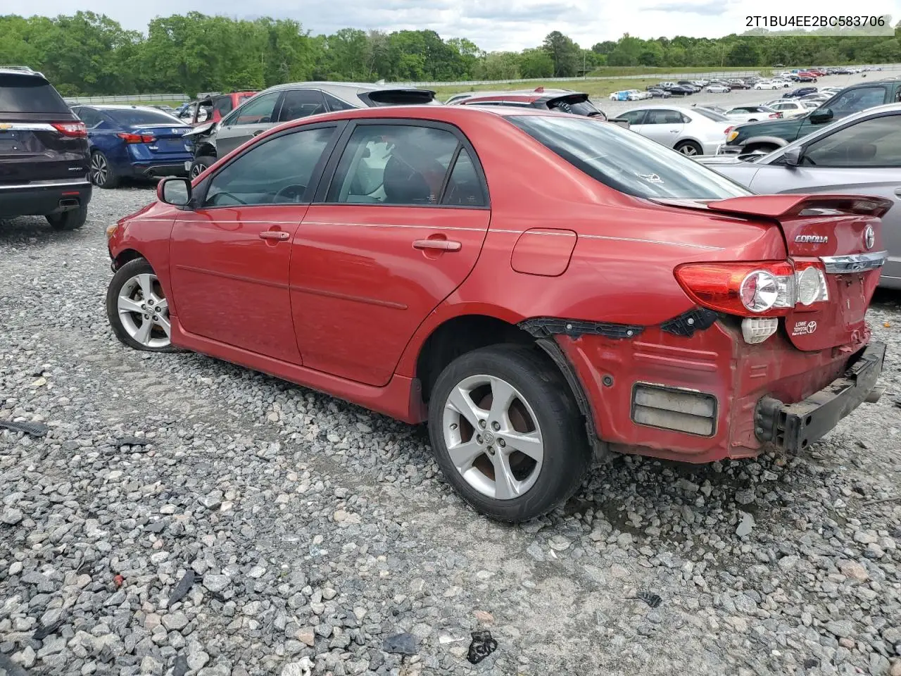 2011 Toyota Corolla Base VIN: 2T1BU4EE2BC583706 Lot: 52670495