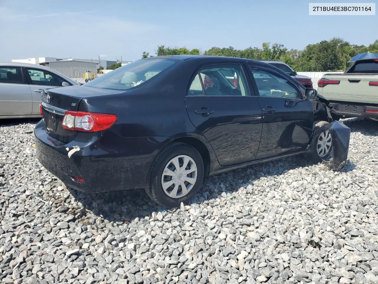 2011 Toyota Corolla Base VIN: 2T1BU4EE3BC701164 Lot: 56183165