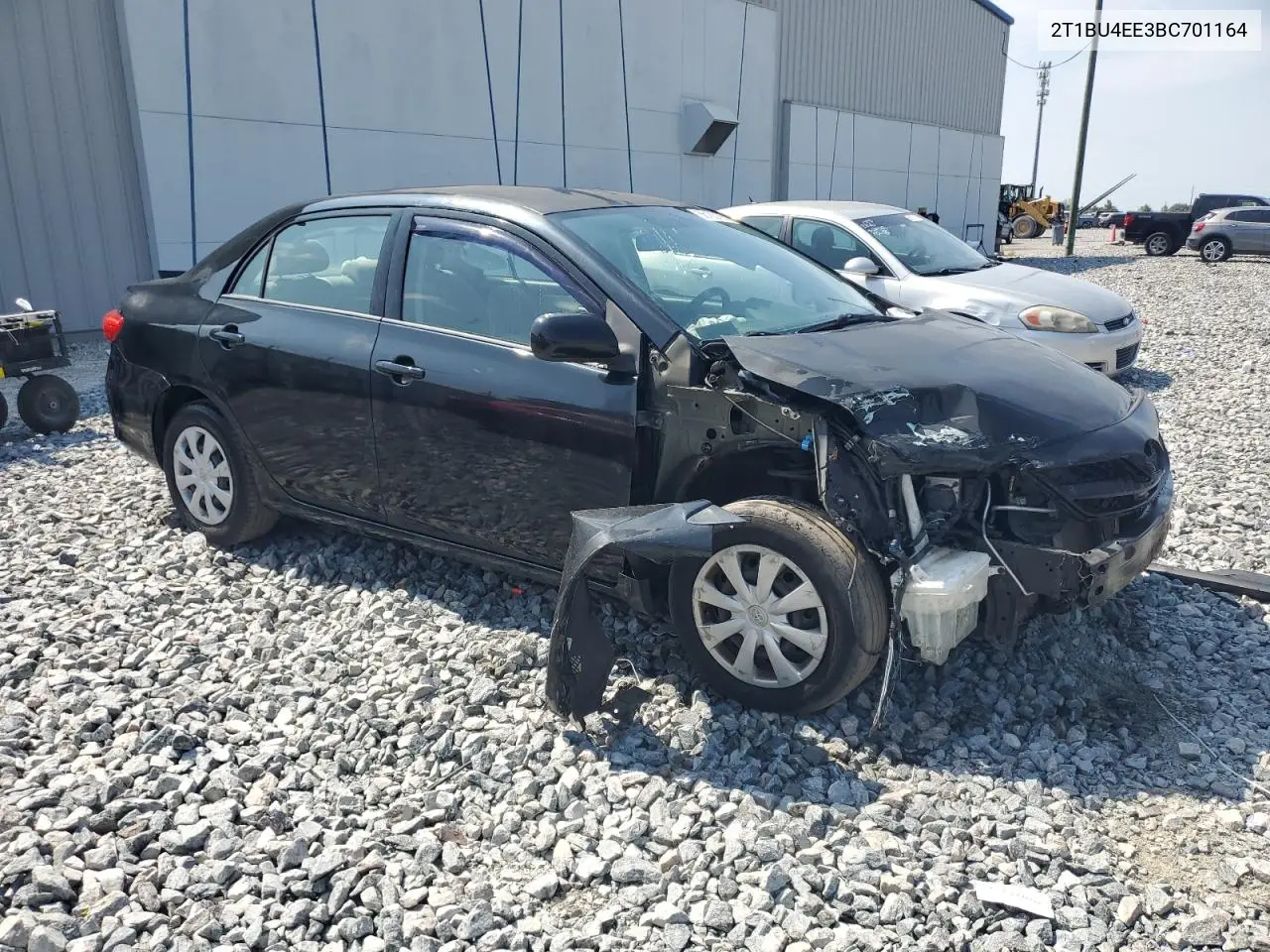 2011 Toyota Corolla Base VIN: 2T1BU4EE3BC701164 Lot: 56183165