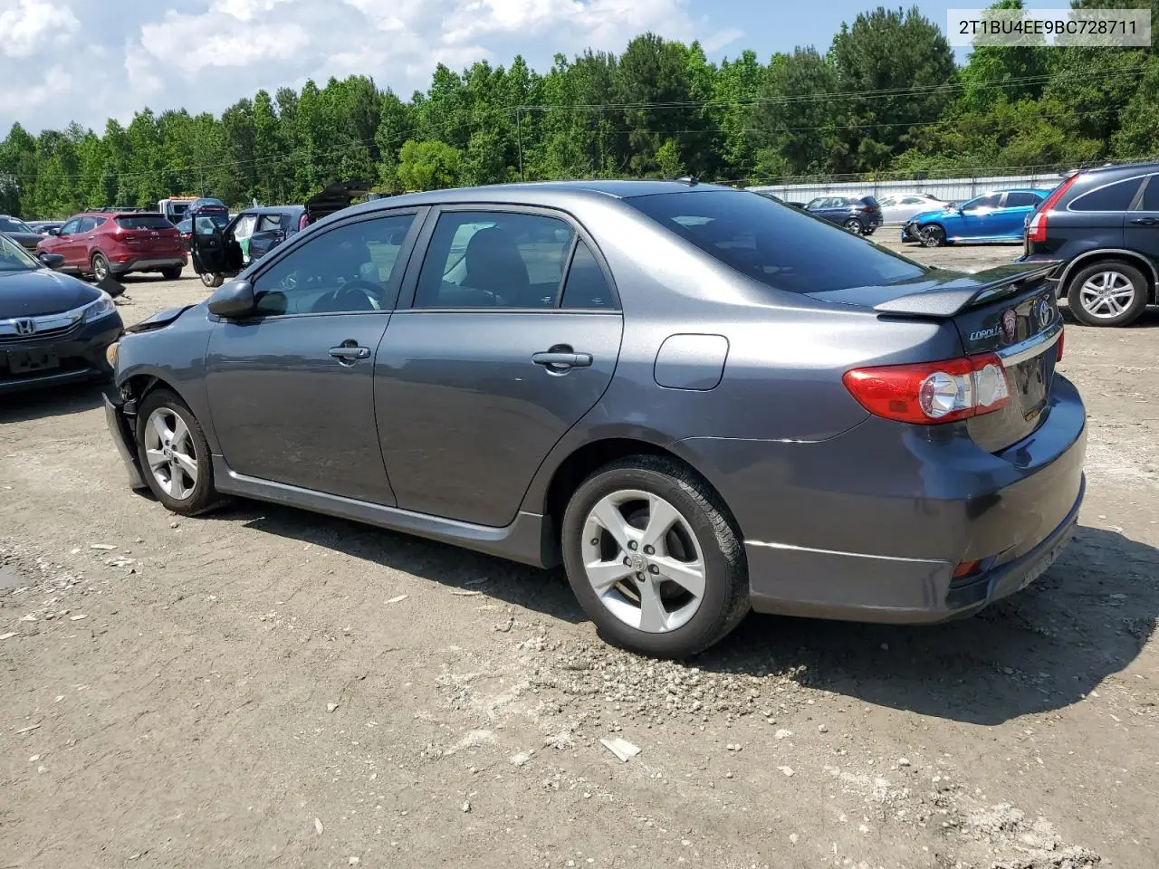 2011 Toyota Corolla Base VIN: 2T1BU4EE9BC728711 Lot: 56919135