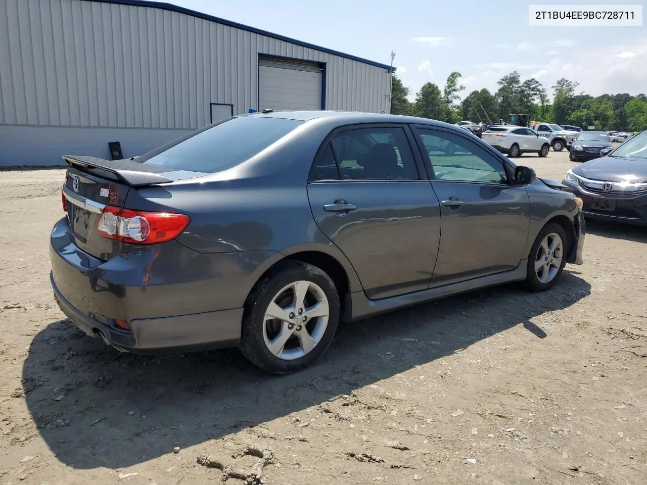 2011 Toyota Corolla Base VIN: 2T1BU4EE9BC728711 Lot: 56919135