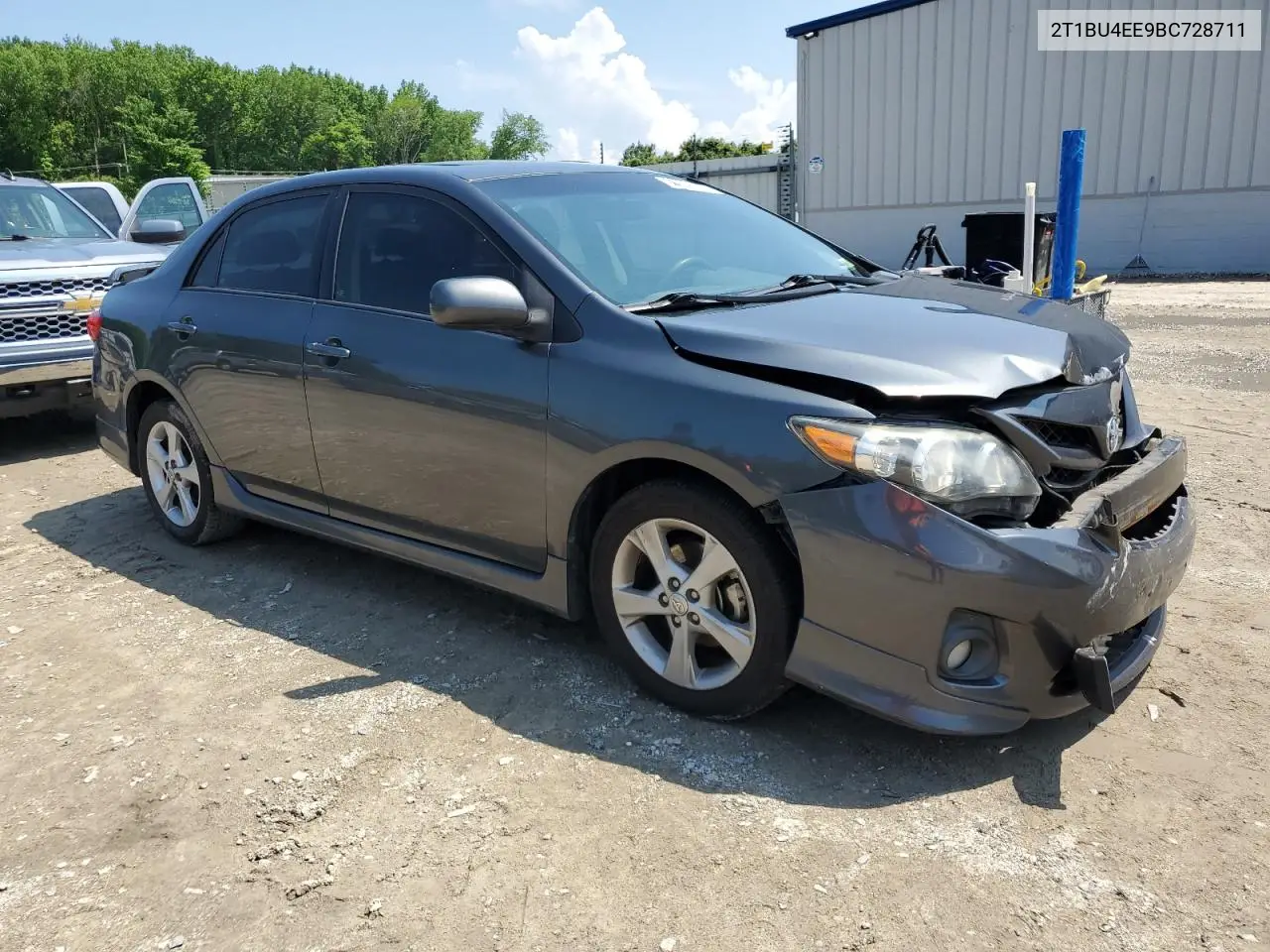 2011 Toyota Corolla Base VIN: 2T1BU4EE9BC728711 Lot: 56919135