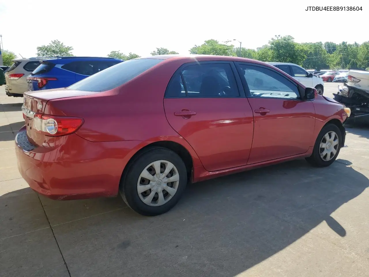 2011 Toyota Corolla Base VIN: JTDBU4EE8B9138604 Lot: 56969875