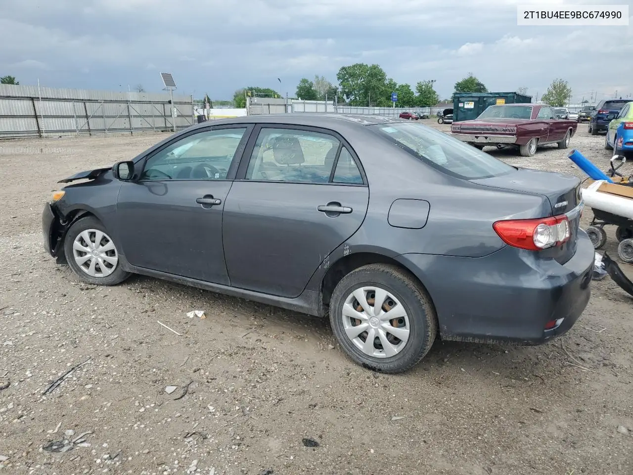 2011 Toyota Corolla Base VIN: 2T1BU4EE9BC674990 Lot: 56991655
