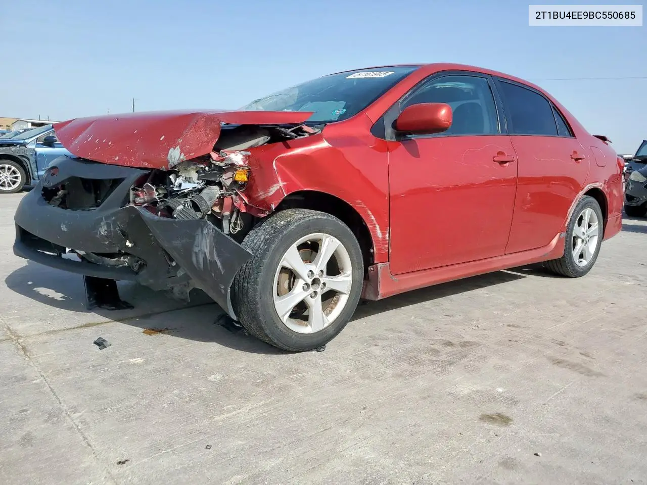 2011 Toyota Corolla Base VIN: 2T1BU4EE9BC550685 Lot: 57161945