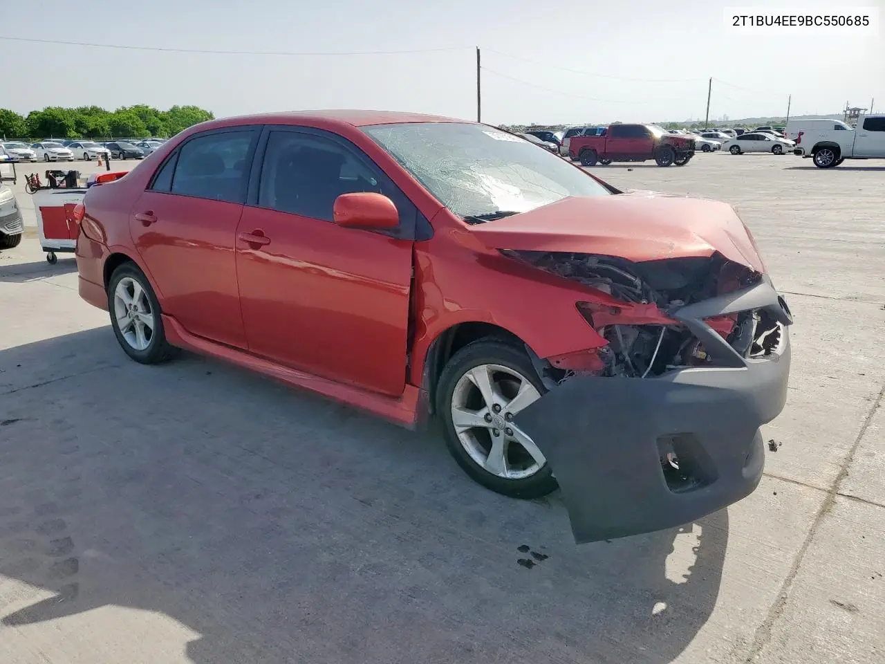 2011 Toyota Corolla Base VIN: 2T1BU4EE9BC550685 Lot: 57161945