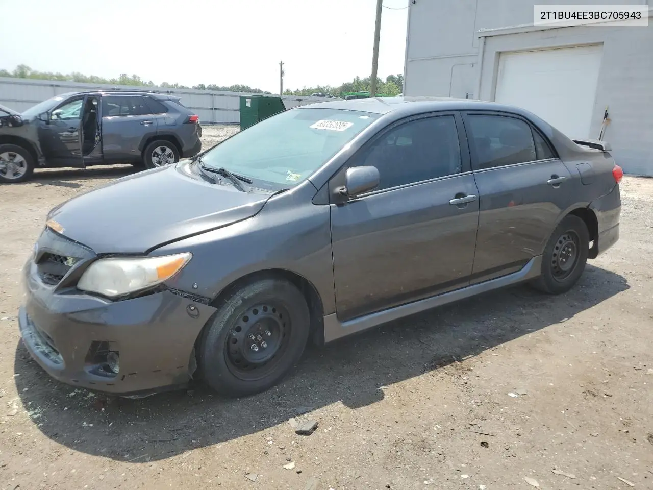 2011 Toyota Corolla Base VIN: 2T1BU4EE3BC705943 Lot: 60352895
