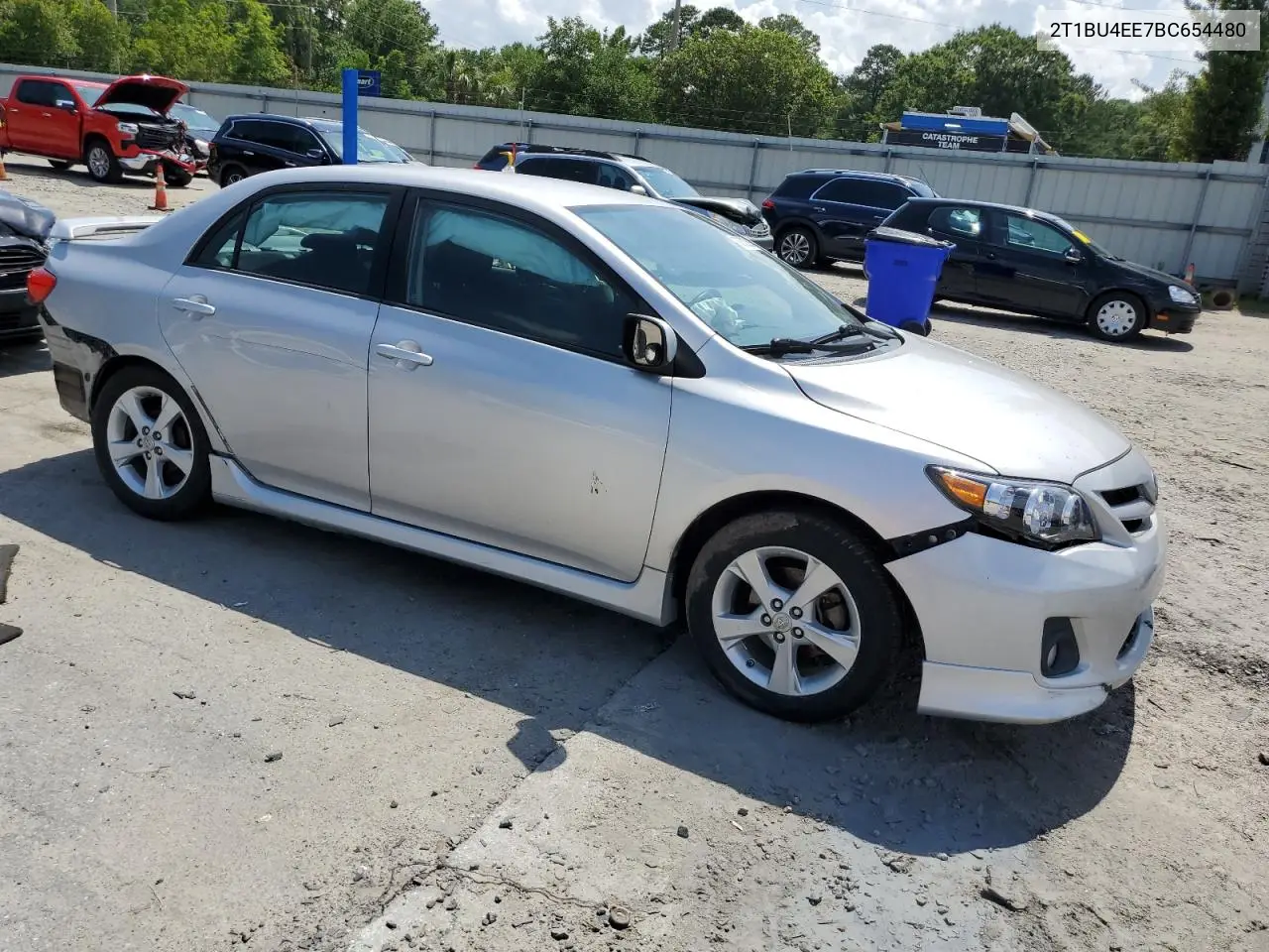 2011 Toyota Corolla Base VIN: 2T1BU4EE7BC654480 Lot: 60502395