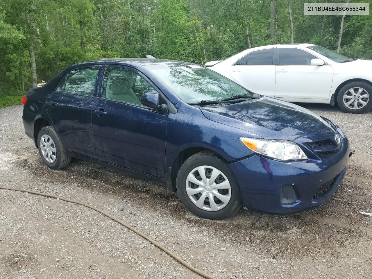 2011 Toyota Corolla Base VIN: 2T1BU4EE4BC655344 Lot: 62166505