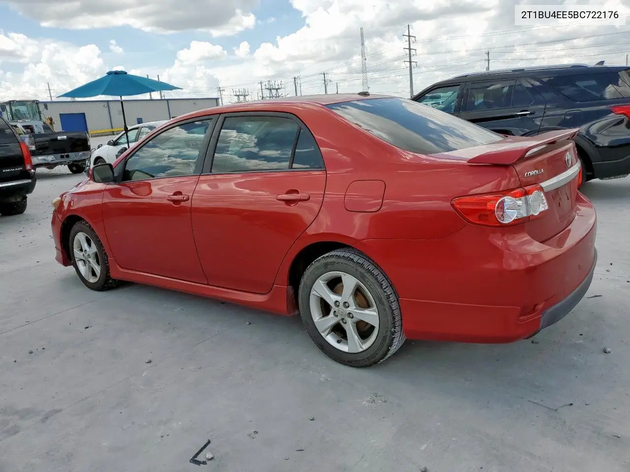 2011 Toyota Corolla Base VIN: 2T1BU4EE5BC722176 Lot: 62194805
