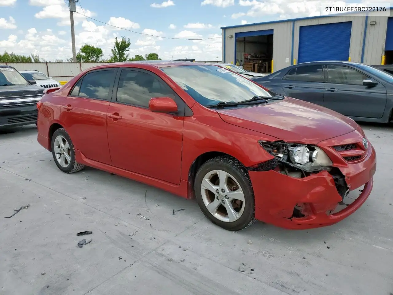 2011 Toyota Corolla Base VIN: 2T1BU4EE5BC722176 Lot: 62194805