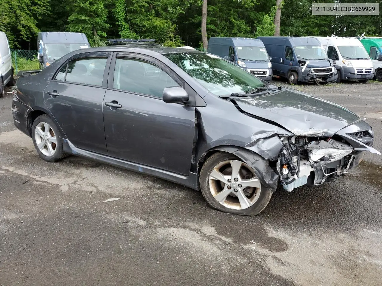 2011 Toyota Corolla Base VIN: 2T1BU4EE3BC669929 Lot: 62525785