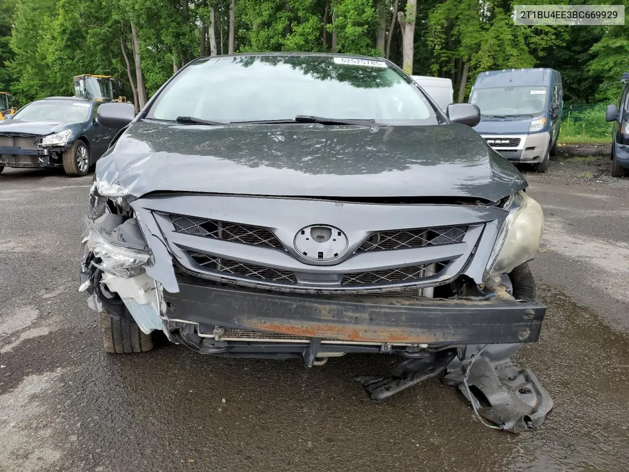 2011 Toyota Corolla Base VIN: 2T1BU4EE3BC669929 Lot: 62525785