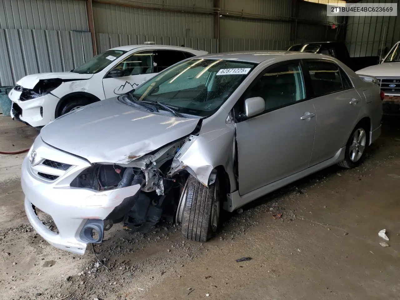 2011 Toyota Corolla Base VIN: 2T1BU4EE4BC623669 Lot: 62871225