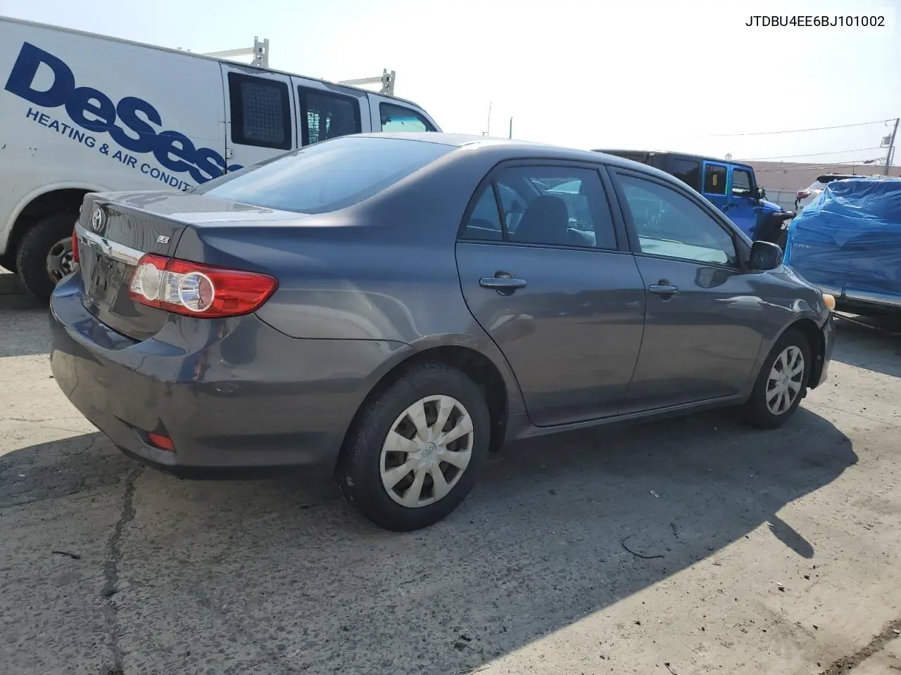 2011 Toyota Corolla Base VIN: JTDBU4EE6BJ101002 Lot: 63106455