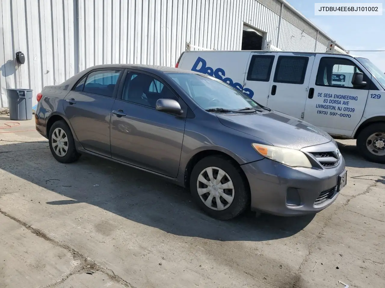 2011 Toyota Corolla Base VIN: JTDBU4EE6BJ101002 Lot: 63106455