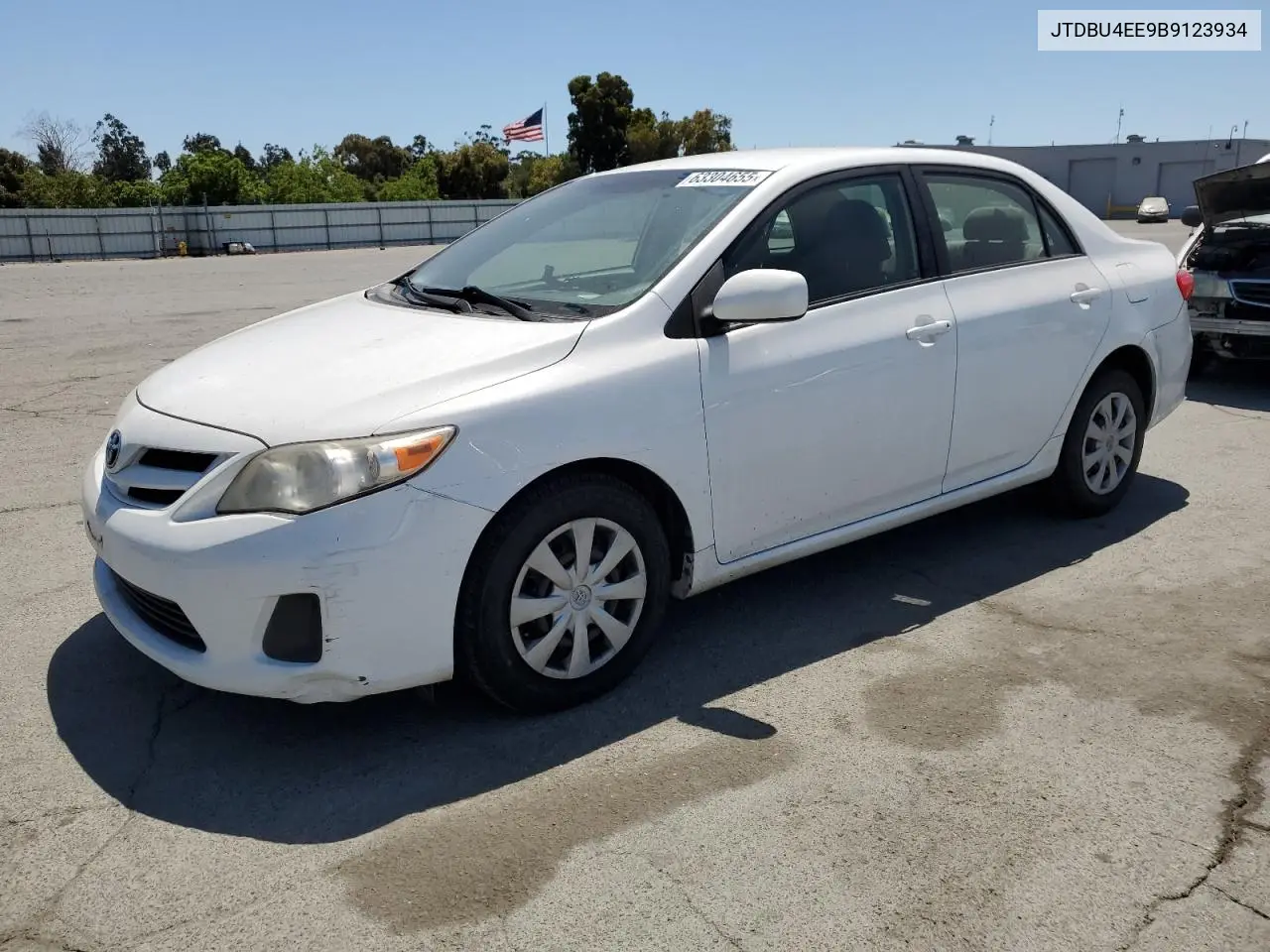 2011 Toyota Corolla Base VIN: JTDBU4EE9B9123934 Lot: 63304655
