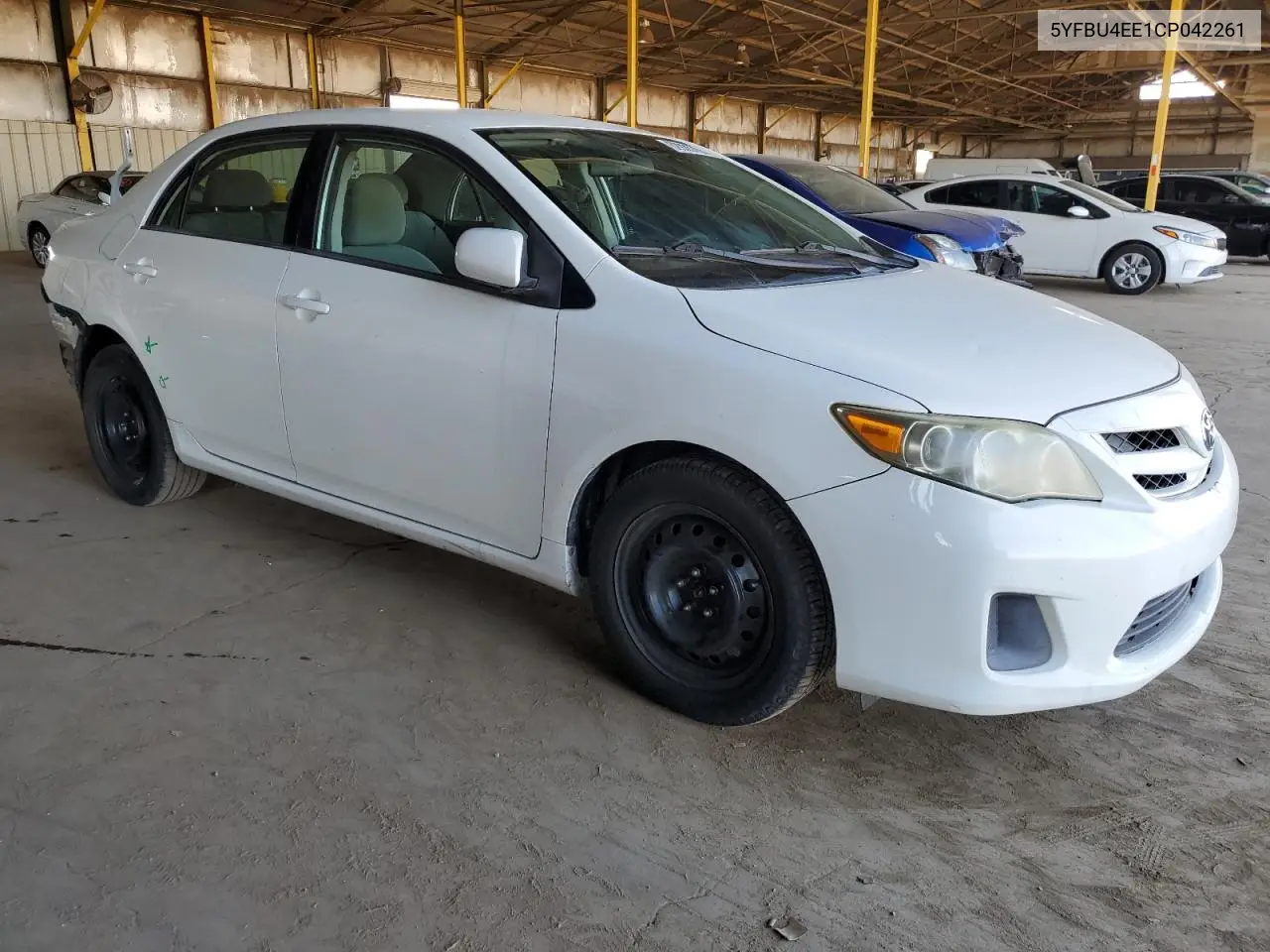 2012 Toyota Corolla Base VIN: 5YFBU4EE1CP042261 Lot: 62935765