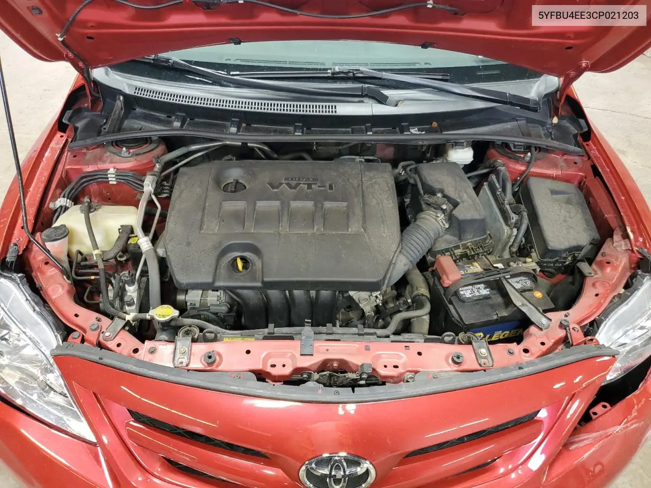 2012 Toyota Corolla Base VIN: 5YFBU4EE3CP021203 Lot: 63020875