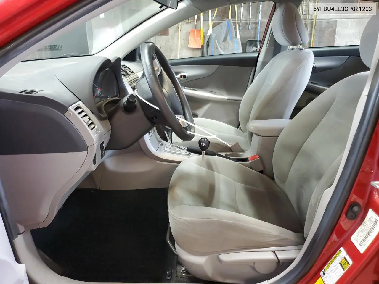 2012 Toyota Corolla Base VIN: 5YFBU4EE3CP021203 Lot: 63020875