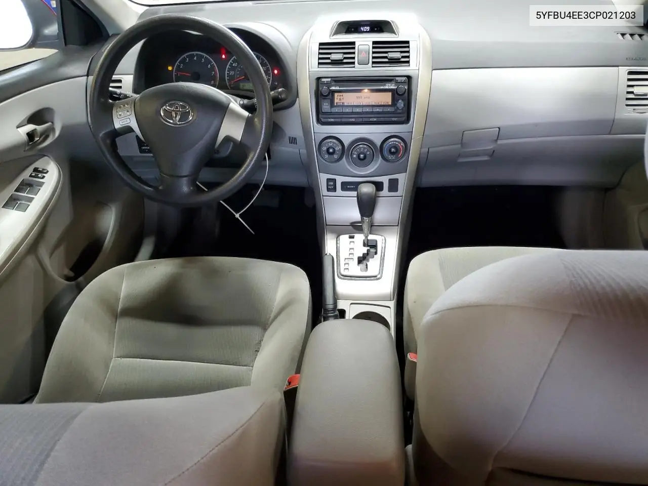 2012 Toyota Corolla Base VIN: 5YFBU4EE3CP021203 Lot: 63020875
