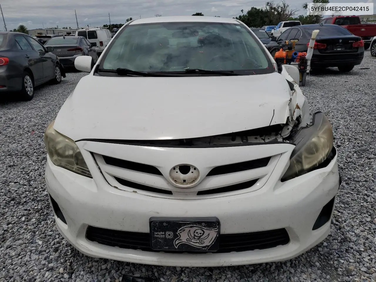 2012 Toyota Corolla Base VIN: 5YFBU4EE2CP042415 Lot: 63141055