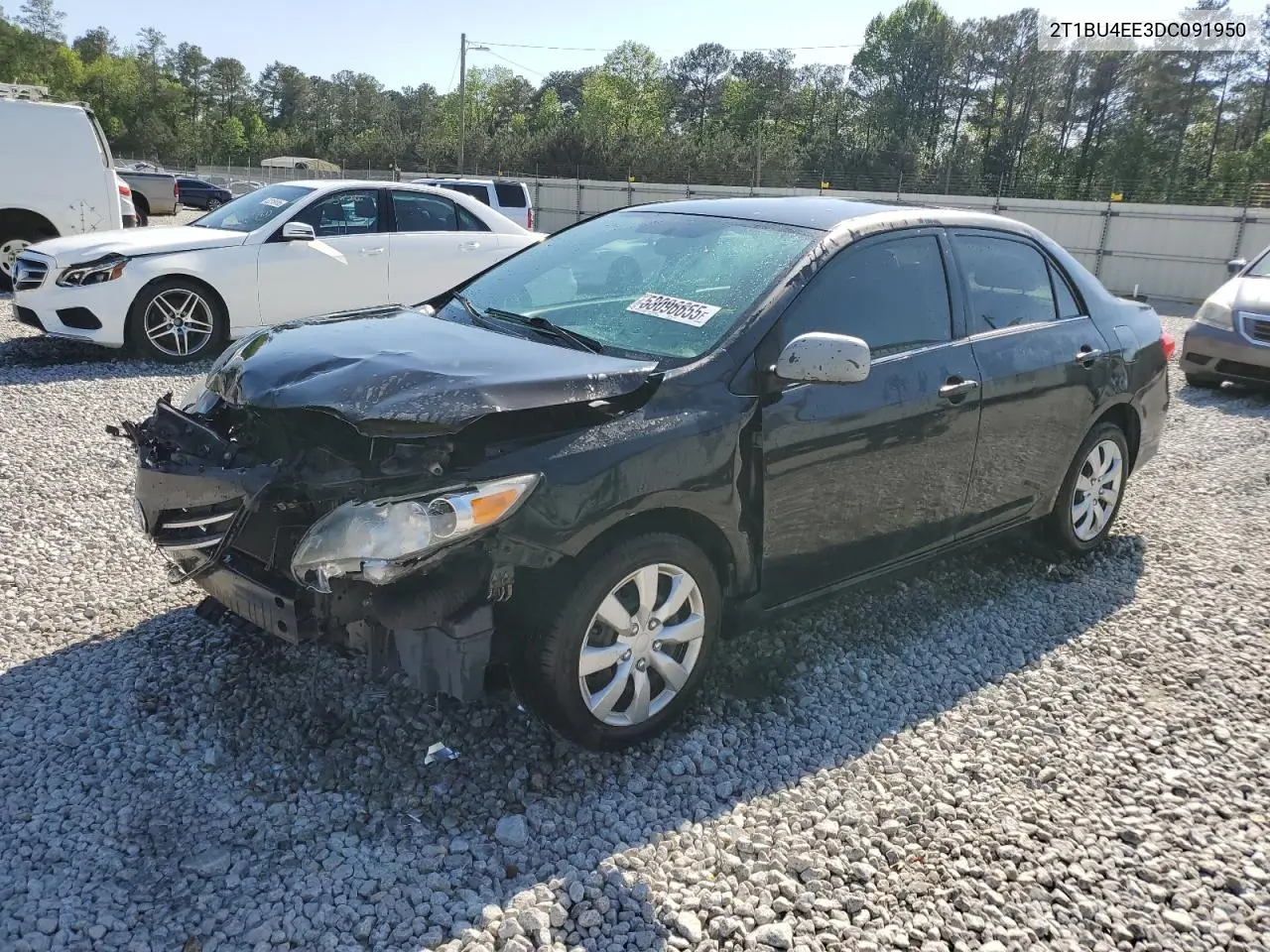 2013 Toyota Corolla Base VIN: 2T1BU4EE3DC091950 Lot: 53096655