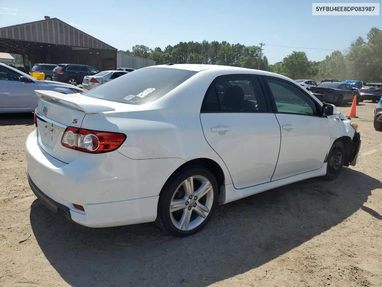 2013 Toyota Corolla Base VIN: 5YFBU4EE8DP083987 Lot: 56224885