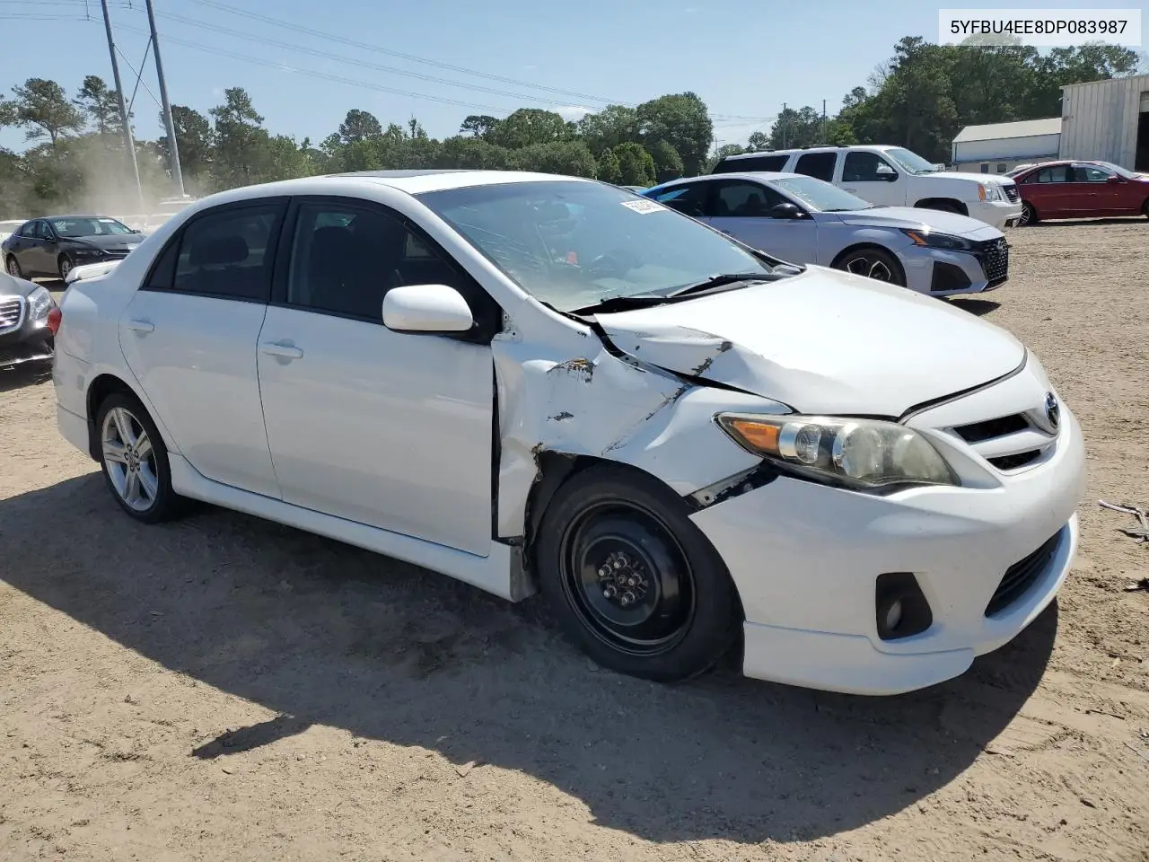 2013 Toyota Corolla Base VIN: 5YFBU4EE8DP083987 Lot: 56224885