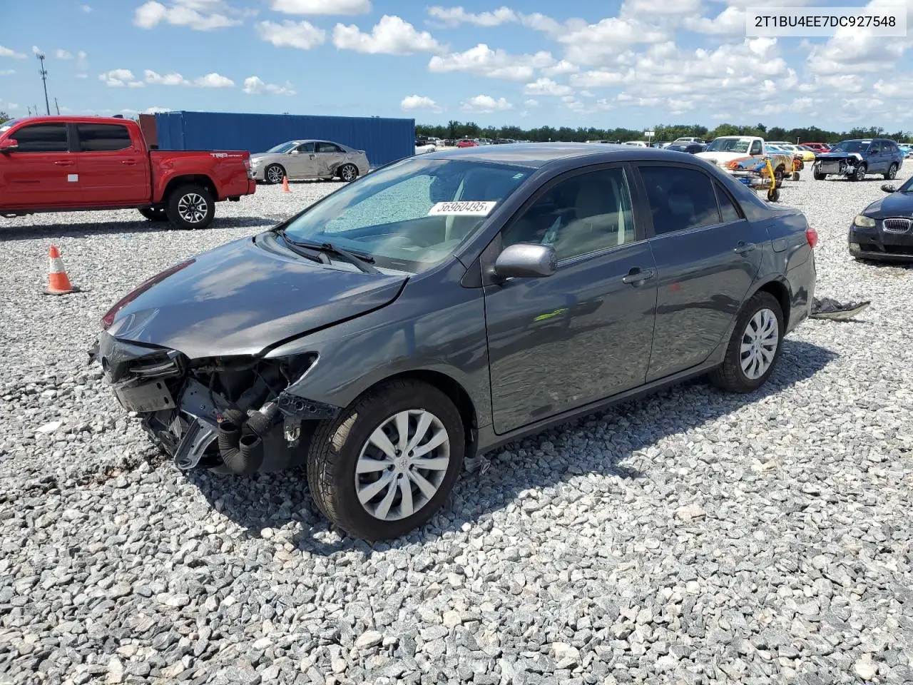 2013 Toyota Corolla Base VIN: 2T1BU4EE7DC927548 Lot: 56960495