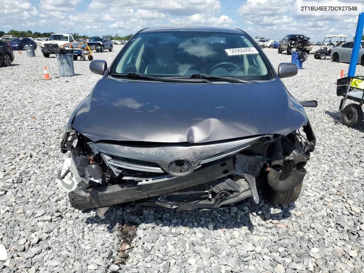 2013 Toyota Corolla Base VIN: 2T1BU4EE7DC927548 Lot: 56960495