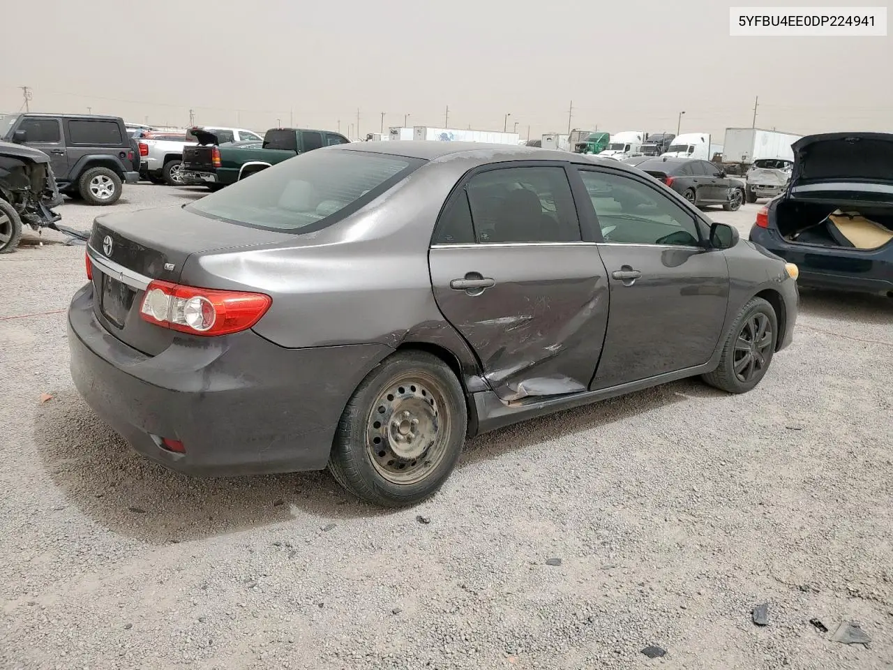 2013 Toyota Corolla Base VIN: 5YFBU4EE0DP224941 Lot: 56989465