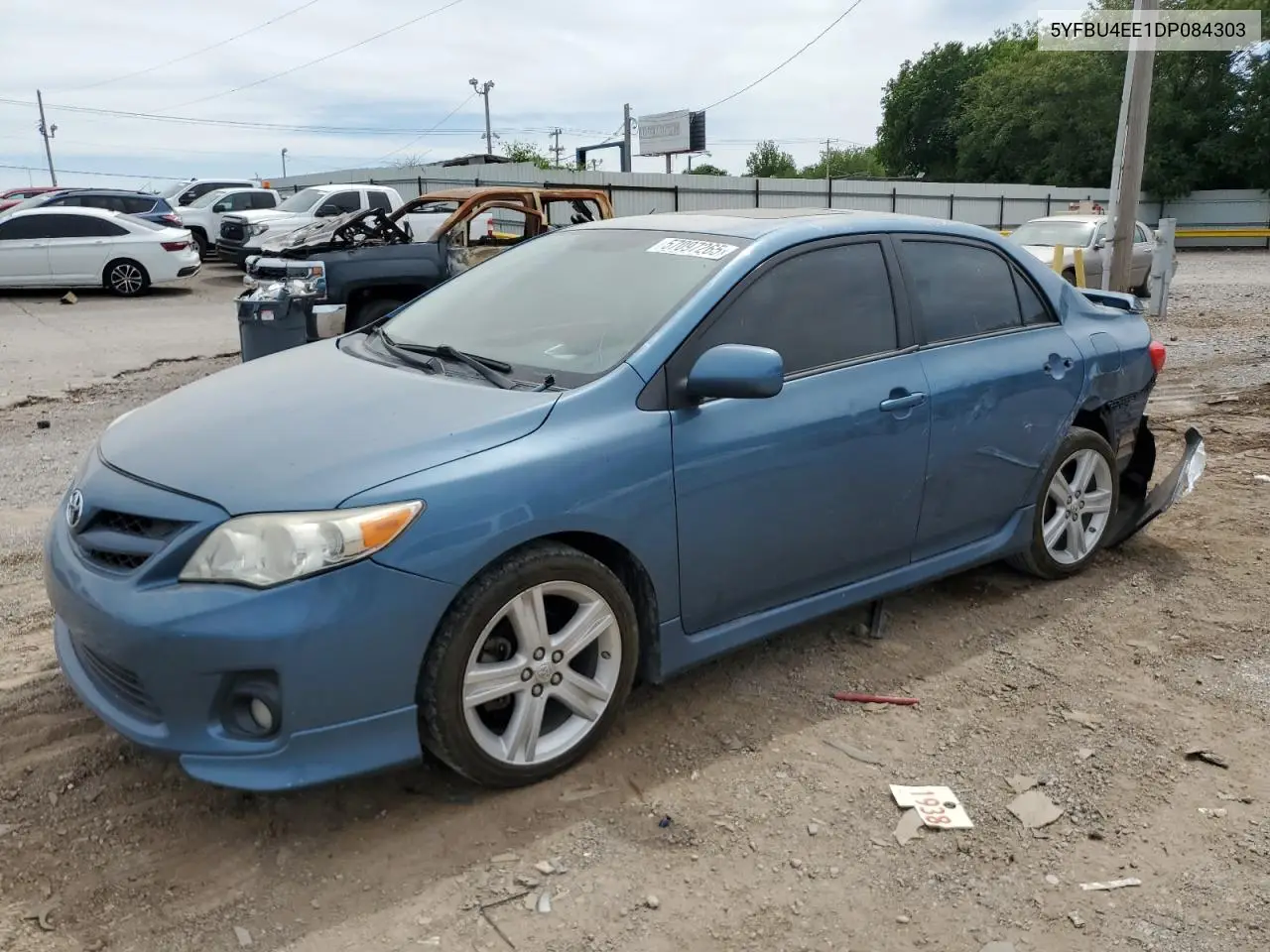 2013 Toyota Corolla Base VIN: 5YFBU4EE1DP084303 Lot: 57097265