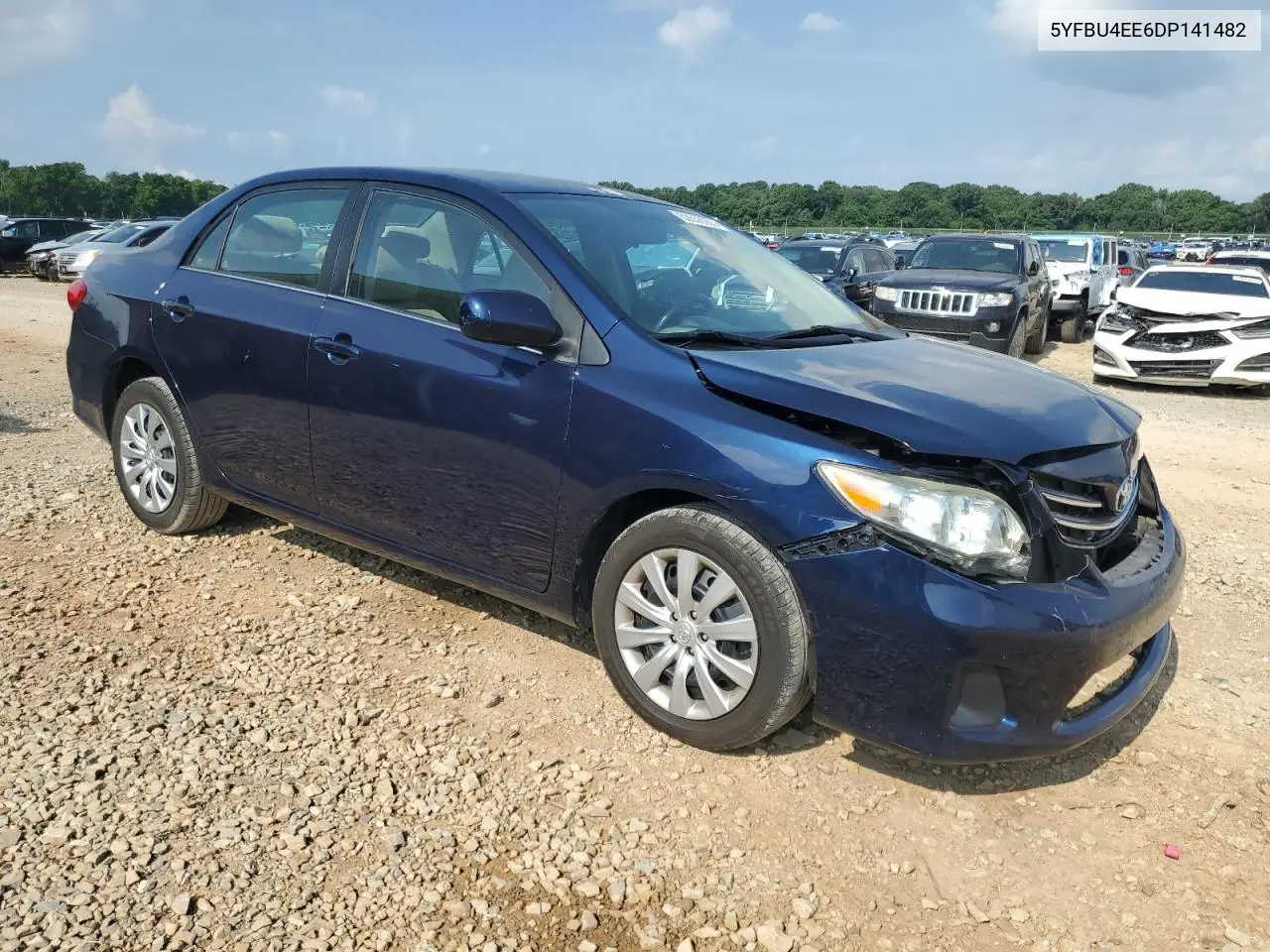 2013 Toyota Corolla Base VIN: 5YFBU4EE6DP141482 Lot: 62658935